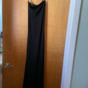 Black floor length dress - worn once